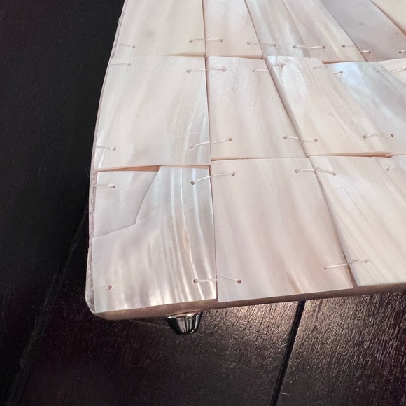 Vintage Handmade Mother of Pearl & Natural Horn Shell Purse NWT - Picture 5 of 7